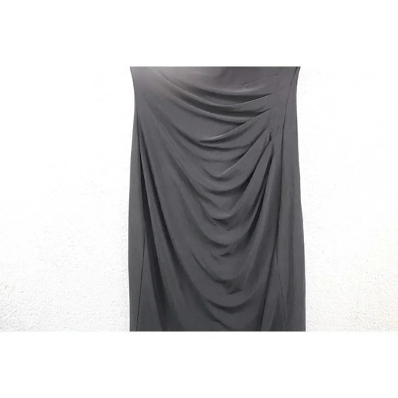 Lauren Ralph Lauren Black Ruched Dress-Size 6-Great Condition - Picture 5 of 8